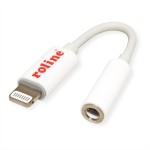 roline 12.03.3214 Adapter Lightning/3,5mm Audio 0,13 Meter 