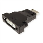 VALUE 12.99.3157 DisplayPort-DVI Adapter, DP Stecker-DVI Buchse 