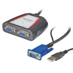 VALUE 14.99.3523 Portabler VGA Video-Splitter, 2fach, 250MHz 