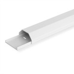 ROLINE 19.08.3111 Kabelkanal, Aluminium, 50 x 26 mm, weiß, 1,1 m 