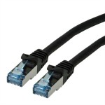 ROLINE 21.15.2859 Patchkabel Cat.6A S/FTP (PiMF), Component Level, LSOH, schwarz, 20 m 