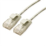 ROLINE 21.15.3902 UTP DataCenter Patchkabel Cat.6A (Class EA), LSOH, slim, grau, 0,5 m 