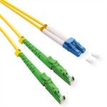 ROLINE 21.15.9513 LWL-Kabel duplex 9/125µm OS2, LSH APC / LC UPC, LSOH, gelb, 3 m 