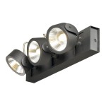 SLV 1000131 KALU, Wand- und Deckenleuchte, dreiflammig, LED, 3000 K, schwarz, 60° 