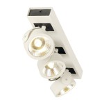 SLV 1000132 KALU, Wand- und Deckenleuchte, dreiflammig, LED, 3000 K, weiß/schwarz, 60° 