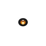 SLV 1000917 HORN MINI, Deckeneinbauleuchte, LED, 3000 K, schwarz/gold, 12° 