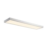 SLV 1001508 PANEL, 1200x300 mm LED Indoor Deckenaufbauleuchte, 3000 K, silbergrau 