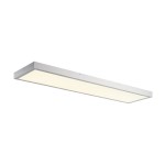 SLV 1001509 PANEL, 1200x300 mm LED Indoor Deckenaufbauleuchte,4000 K, silbergrau 