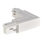 SLV 1001521 EUTRAC® L-Verbinder, mit Einspeisemöglichkeit, Erde innen, verkehrsweiss 