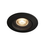 SLV 1001930 VARU, Outdoor Deckeneinbauleuchte, schwarz, IP20/65 