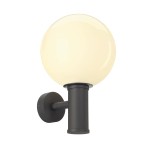 SLV 1002002 GLOO PURE, Outdoor Wandaufbauleuchte, E27, anthrazit, IP44 