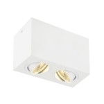 SLV 1002008 TRILEDO, double, LED Indoor Deckenaufbauleuchte, eckig, weiß, 3000 K, 16 W 