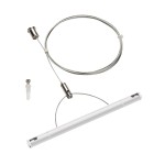 SLV 1002698 TENSEO Drahtseil-Abhängeset 2 m, weiß 