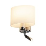 SLV 1002855 KENKUA SPOT, E27, Indoor LED Wandaufbauleuchte, chrom, 3000 K 