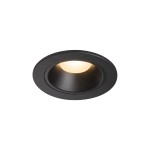 SLV 1003796 NUMINOS® S DL, Indoor LED Deckeneinbauleuchte schwarz/schwarz 3000 K 40° inkl. Blattfedern 