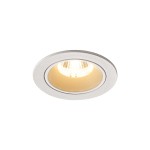 SLV 1003806 NUMINOS® S DL, Indoor LED Deckeneinbauleuchte weiß/weiß 3000 K 20° inkl. Blattfedern 