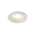 SLV 1003830 NUMINOS® S DL, Indoor LED Deckeneinbauleuchte weiß/weiß 4000 K 20° inkl. Blattfedern 