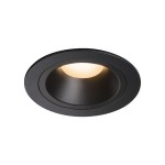 SLV 1003847 NUMINOS® M DL, Indoor LED Deckeneinbauleuchte schwarz/schwarz 2700 K 55° 