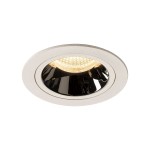 SLV 1003885 NUMINOS® M DL, Indoor LED Deckeneinbauleuchte weiß/chrom 3000 K 55° 
