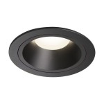 SLV 1003961 NUMINOS® L DL, Indoor LED Deckeneinbauleuchte schwarz/schwarz 4000 K 20° 