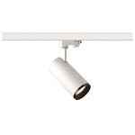 SLV 1004183 NUMINOS® M 3Ph., PHASE, 3~ Spot, zylindrisch, 3000 K, 14 W, 36°, matt weiß / matt schwarz 