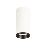 SLV 1004239 NUMINOS® M CL, PHASE, Deckenaufbauleuchte, 4000 K, 14 W, 36°, matt weiß / matt schwarz 