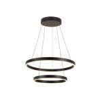 SLV 1004765 ONE DOUBLE Indoor LED Pendelleuchte schwarz CCT switch 2700/3000 K 