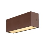 SLV 1005157 SITRA L, LED Outdoor Wandaufbauleuchte, rost farbend, CCT switch 3000/4000 K 
