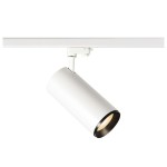 SLV 1005734 NUMINOS® XL 3Ph., PHASE, 3~ Spot, zylindrisch, 3000 K, 28 W, 60°, matt weiß / matt schwarz 