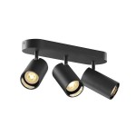 SLV 1006427 ASTO TUBE, Deckenaufbauleuchte, zylindrisch, max. 3x10 W, schwarz 