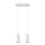 SLV 1006434 ASTO TUBE, Pendelleuchte, GU10, Pendellänge 250 cm, max. 2x10 W, weiß 