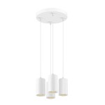 SLV 1006438 ASTO TUBE, Pendelleuchte, GU10, Pendellänge 250 cm, max. 4x10 W, weiß 