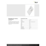 SLV 1006596 Endkappe für Aufbauschiene tief, 48V TRACK, weiß 