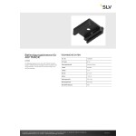 SLV 1006599 Befestigungsklemme für 48V TRACK, schwarz 