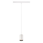 SLV 1006774 NUMINOS® XS 48V TRACK, DALI, Pendelleuchte, weiß / schwarz, 8.7 W, 640 lm, 2700 K, CRI 90, 55° 