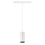 SLV 1006863 NUMINOS® S, 48V Pendelleuchte, Pendellänge 150 cm, 4000 K, 40°, DALI 2, matt weiß / glänzend chrom 