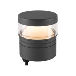 SLV 1007232 M-POL S Polehead 360°, entblendet, Leuchtenkopf, anthrazit, 10 W, 750 lm, 2700 K, CRI 80 