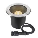 SLV 1007241 DASAR® XL, RL runde Abdeckung 24° 3000 K incl. DALI-Treiber edelstahl 