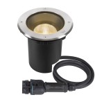 SLV 1007243 DASAR® L, RL runde Abdeckung 24° 3000 K incl. DALI-Treiber edelstahl 