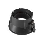 SLV 1007452 NEW TRIA® 95, Deckeneinbauring, vertieft, D: 10.3 H: 5.5 cm, IP 20, schwarz 