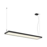 SLV 1007468 WORKLIGHT PRO 120, Pendelleuchte, 120 cm, 4000 K, DALI, Touch, schwarz 