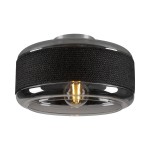 SLV 1007590 PANTILO ROPE 27, Wand- und Deckenaufbauleuchte, zylindrisch, 1x max. 15 W E27, silber 