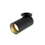 SLV 1007745 KAMI, Deckeneinbauleuchte, 1x max. 10 W, GU10, schwarz 