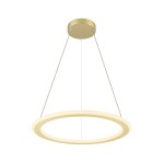 SLV 1007857 ONE FLAT PD, single, Pendelleuchte, Pendellänge 180 cm, 2700/3000 K, PHASE, messing 