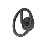 SLV 1007916 Q-RING, Wandleuchte, Sensor, 3000 K, IP54, schwarz 