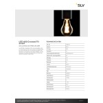 SLV 1008154 LED A60 Crossed Filament, LED-Leuchtmittel, GU10, PHASE, 5 W, 2200 K 