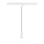 SLV 1008211 PURI 2.0 Basic, 3~ Pendelleuchte, GU10, Pendellänge 200 cm, 1x max. 6 W, weiß 