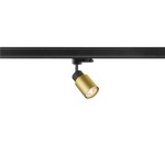 SLV 1008267 PURI 2.0 Tube, 3~ Spot, GU10, 1x max. 6 W, schwarz / gold 