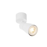 SLV 1008294 PURI 2.0 Dome, Wand- und Deckenaufbauleuchte, 1x max. 6 W GU10, weiß 