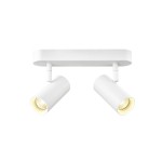SLV 1008710 NOBLO®, Wand- und Deckenaufbauleuchte, double, rund, 3000 K, 12 W, PHASE, 32°, weiß 
